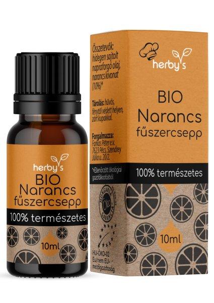 Herbys bio narancs fűszercsepp 10 ml