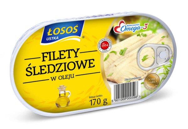 Losos heringfilé olajban 170 g