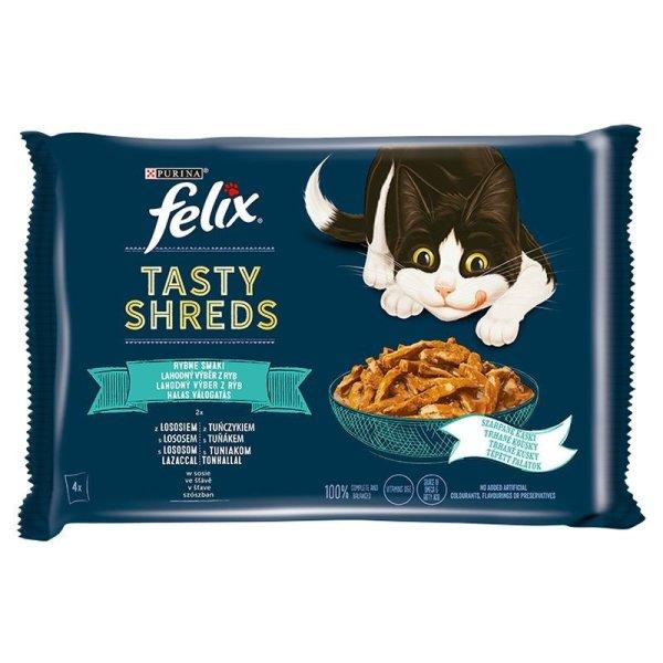 Felix Shreds Alutasak 4x80g Halas válogatás szószban Multipack