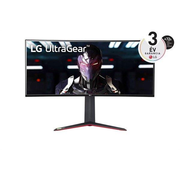 LG Ívelt Gaming 160Hz Nano IPS monitor 34 34GN850P, 3440x1440, 21:9, 400cd/m2,
1ms, 2xHDMI/DisplayPort/3xUSB