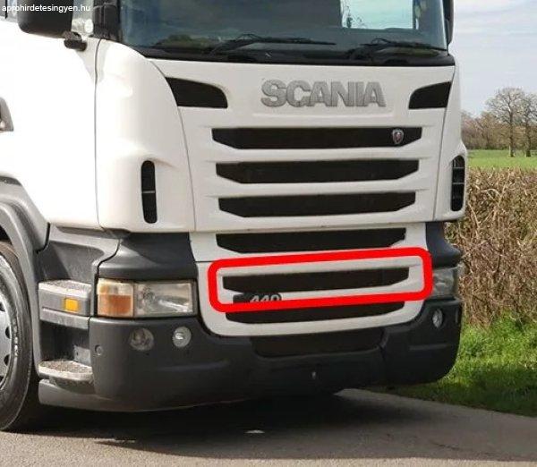 Scania R / P / G 2010-2016 alsó hűtőrács felső betét, magas, V8