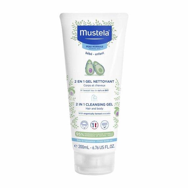 Mustela Baba tusfürdő testre és hajra (2 in 1 Cleansing Gel) 200
ml