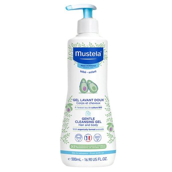 Mustela Gyermek tisztító gél testre és hajra (Gentle
Cleansing Gel) 500 ml