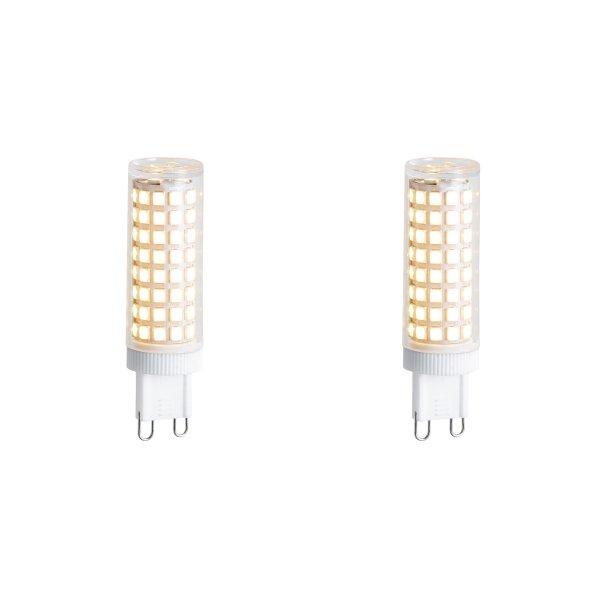 Set van 2 G9 dimbare LED lampen 5.5W 500 lm 3000K