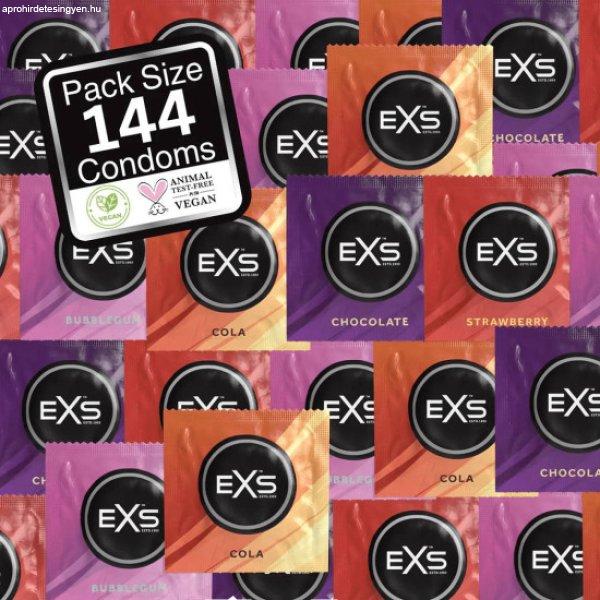 EXS Mixed Flavoured – ízesített óvszer mix (144 db)