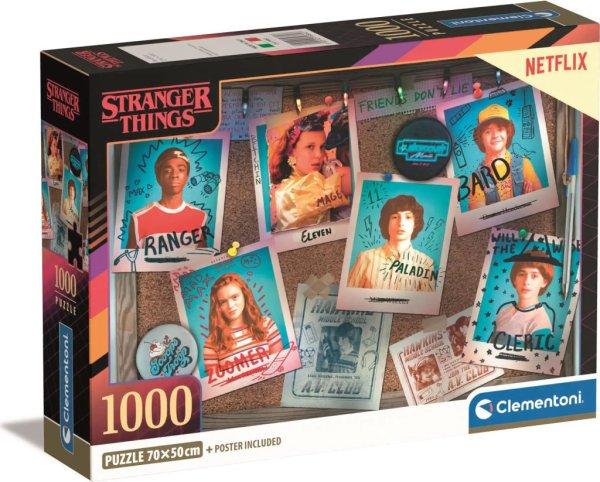 Stranger Things 1000 db-os puzzle Clementoni