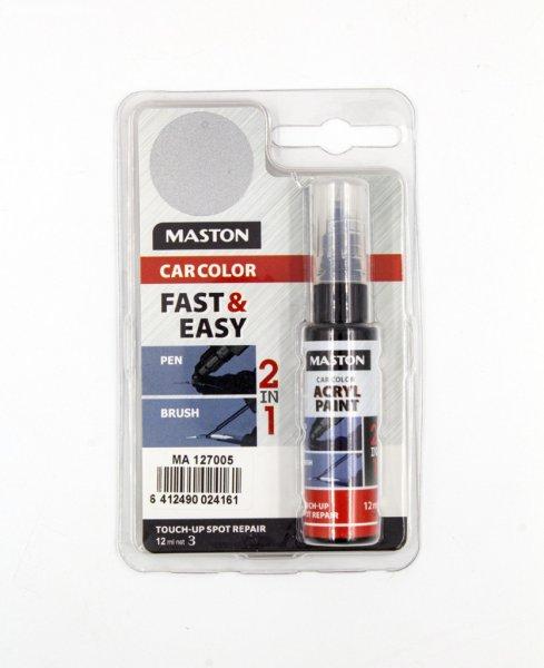 Maston, Javító Stift, 2in1, Ezüst, Metál, 12ml