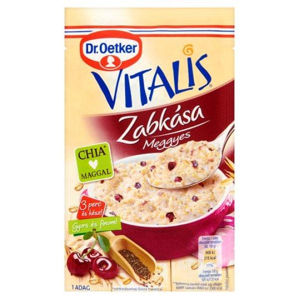 Dr.oetker vitalis zabkása meggyes 55 g