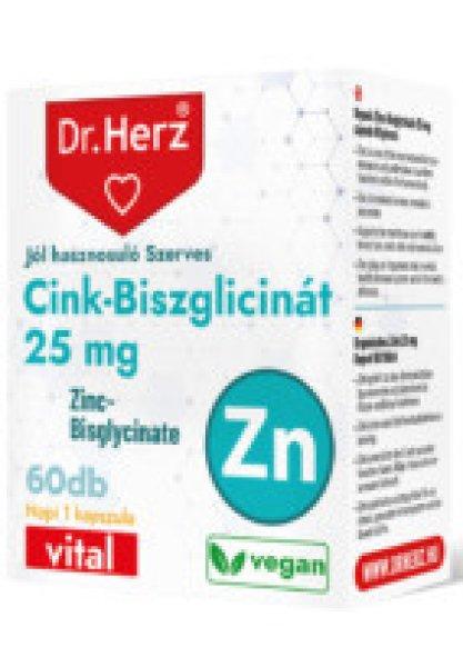 DR HERZ CINK BISZGLICINÁT KAPSZULA	60DB