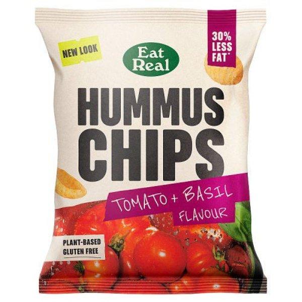 EAT REAL HUMMUS CHIPS PAR.-BAZS. 45G