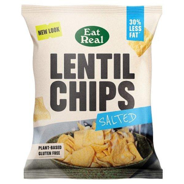 EAT REAL LENCSE CHIPS SÓS 40G