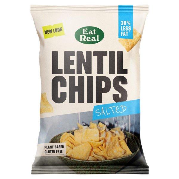 EAT REAL LENCSE CHIPS SÓS 95G