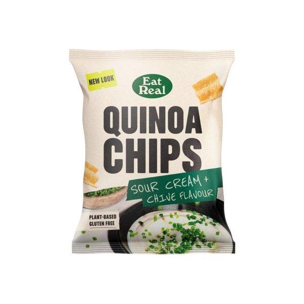 EAT REAL QUINOA CHIPS TEJFÖL-HAGYMA 40G