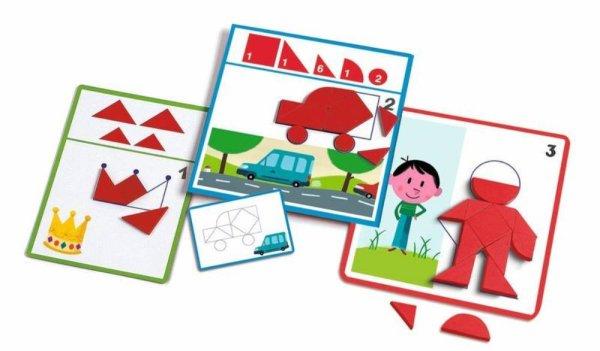 Alakzatok és formák - Eduludo shapes - Djeco