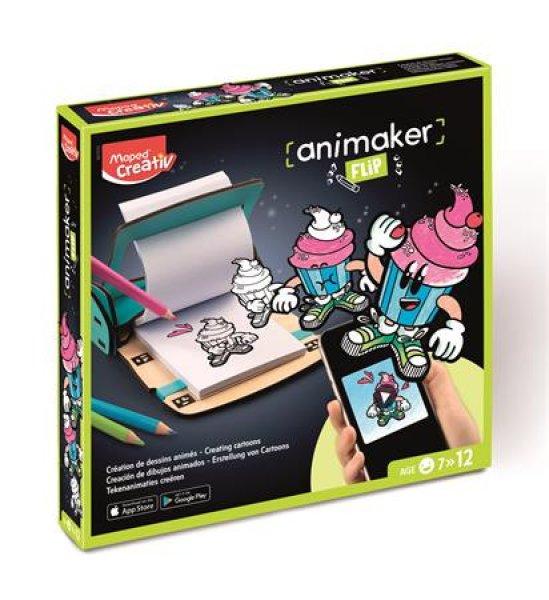 Animációkészítő készlet applikációval, mini, MAPED CREATIV
"Animaker Flip", Pop