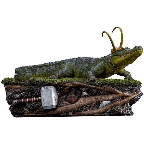 Szobor Loki Alligator 1/10 (Marvel)