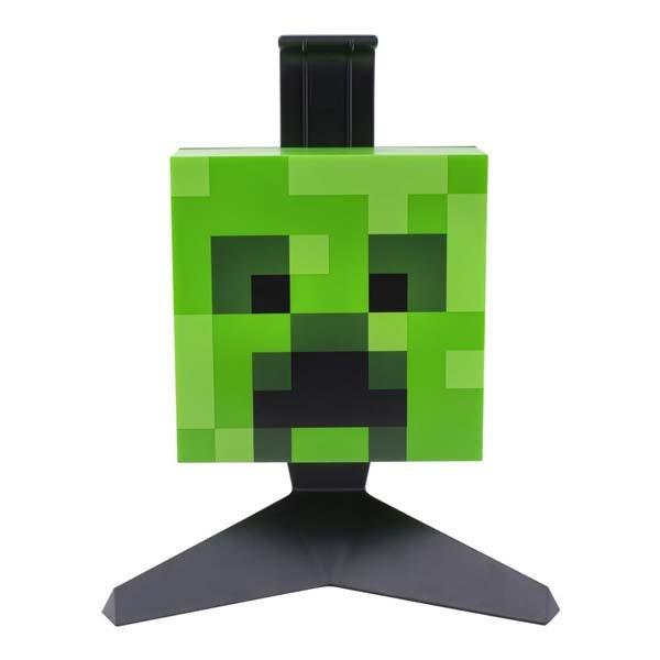 Creeper fülhallgatóállvány LED világító funkcióval (Minecraft)