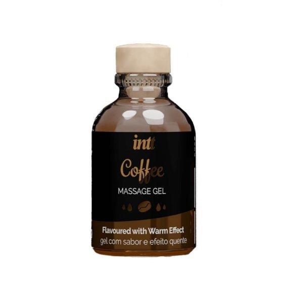 Intt Vibration Coffee - Stimuláló melegítős masszázs gél - Kávé (15 ml)