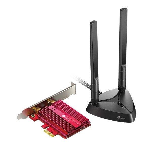 TP-Link Hálózati adapter WiFi AX3000 - Archer TX3000E (PCI-E; 574Mbps 2.4Ghz +
2402Mbps 5Ghz; Bluetooth 5.0; Wifi6)