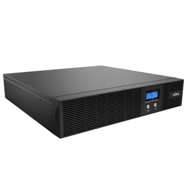 NJOY Szünetmentes 3000VA - Argus 3000 (8 IEC C13, line-interaktív, RJ45,
RS232, USB, szoftver, LCD kijelző, 2U rack)