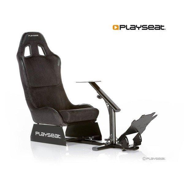 Playseat® Szimulátor cockpit - Evolution Alcantara (Tartó konzolok: kormány,
pedál, összecsukható, fekete)