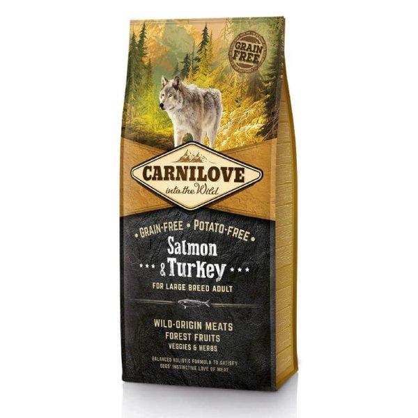 Carnilove Adult Large Salmon & Turkey- Lazac és Pulyka Hússal 12kg