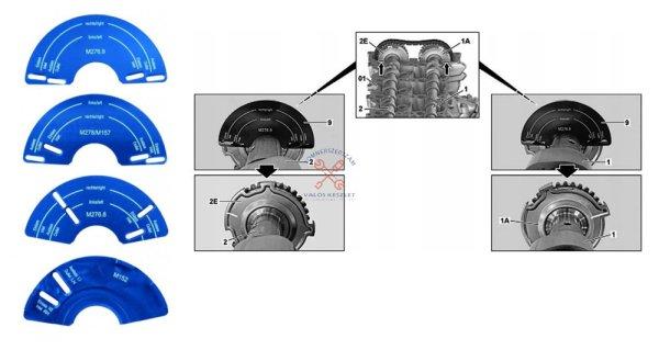 Vezérműtengely beállító készlet Mercedes M152 / M157 / M276 / M278