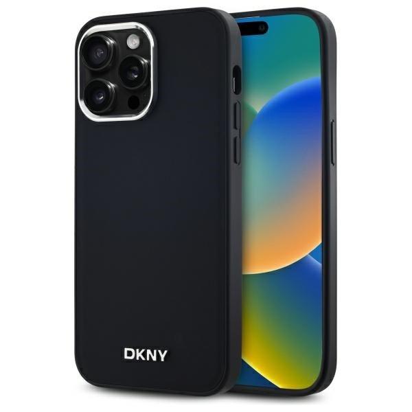 DKNY DKHMP14XPSCMCLK Plain Logo MagSafe-kompatibilis keménytok iPhone 14 Pro
Max - fekete