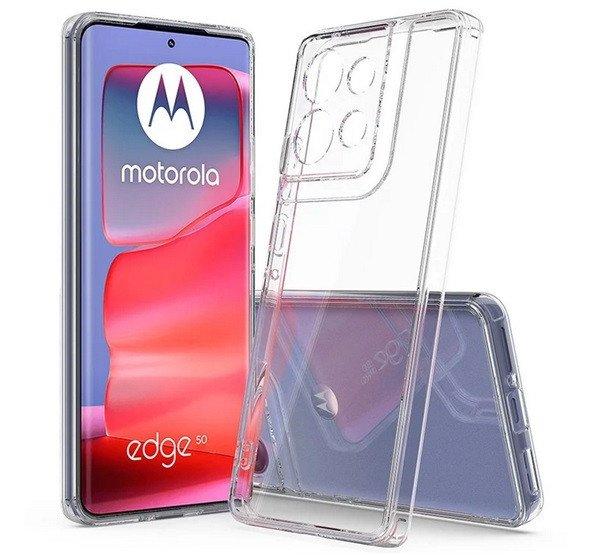 Szilikon telefonvédő (ütésállóság, átlátszó hátlap) ÁTLÁTSZÓ
Motorola Edge 50 5G