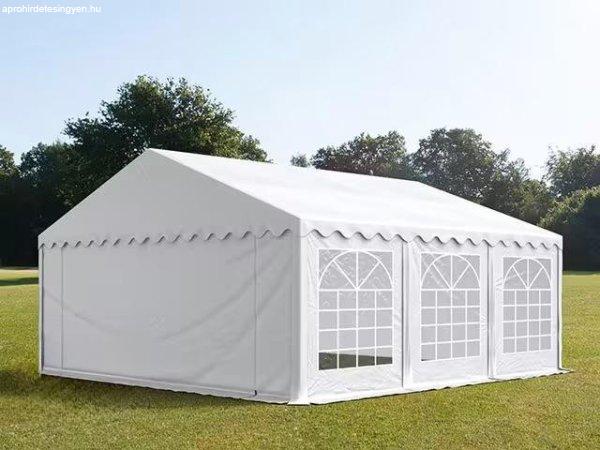 Professzionális rendezvénysátor parti sátor  6x6 m, ponyva PVC  fehér