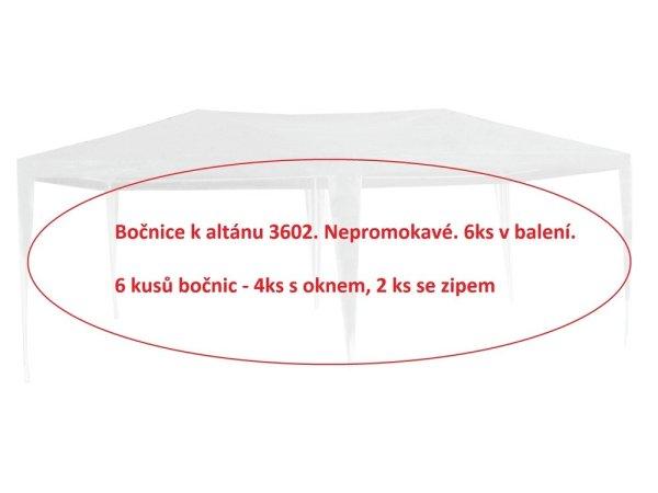 Oldalfal pavilonhoz 3602 - 6ks - biela