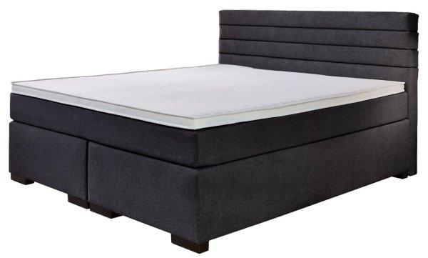 Kontinentális ágy BOXSPRING KOKOMO BX1750 180x200 cm - antracit