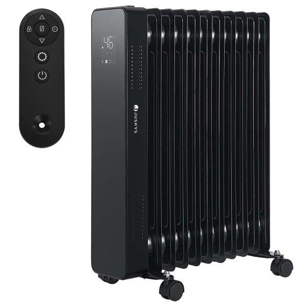 OH125BW2 olajradiátor termosztáttal, LEDdel 2500W teljesítménnyel fekete