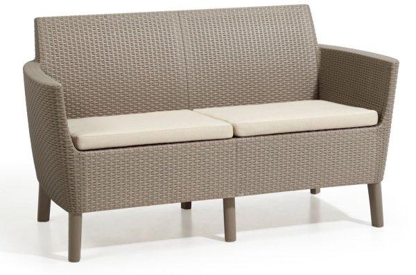 Salema 2 seater sofa - cappuccino