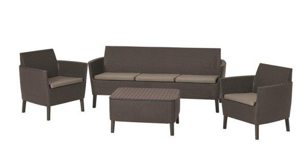 Salema 3 seater - barna