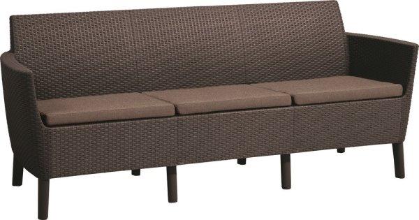 Salema 3 seater sofa - barna