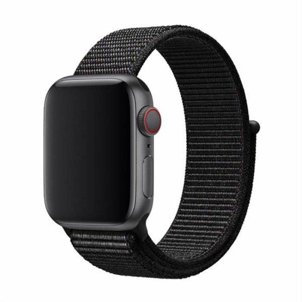 Devia Deluxe Sport3 Apple Watch 41mm/ 40mm/ 38mm óraszíj fekete