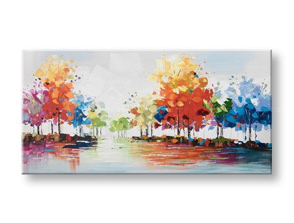 Kézzel festett kép FÁK  140x70 cm (kézzel festett képek)