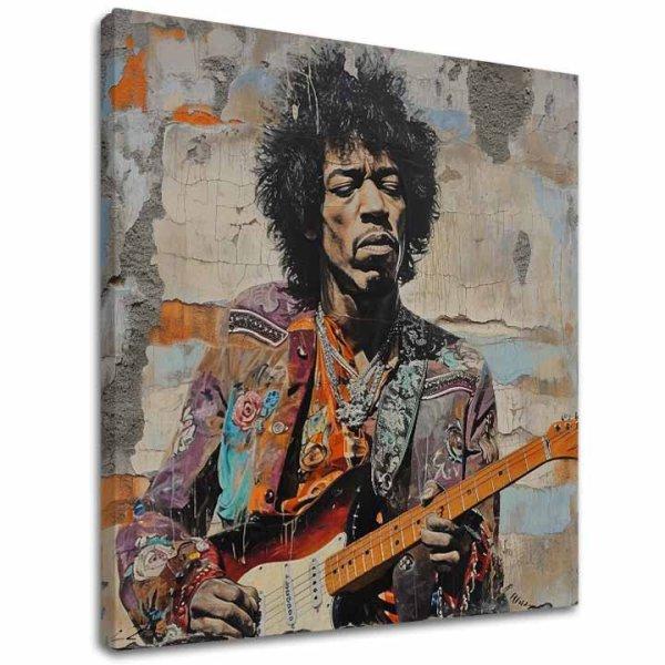 Kép JIMI HENDRIX - Gitárköltészet | 100% eredeti akril festve