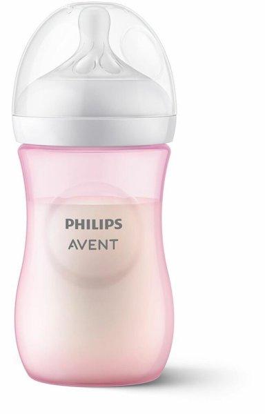 Philips AVENT SCY903/11 Natural Response cumisüveg 260 ml, 1hó+, rózsaszín