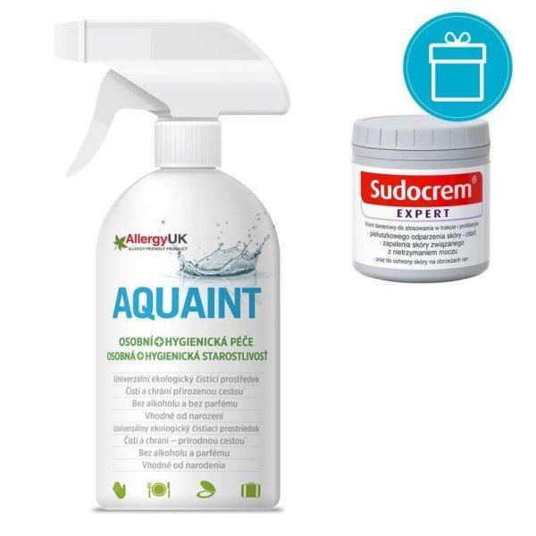 Aquaint természetes antibakteriális fertőtlenítő folyadék (500 ml) +
Sudocrem Expert 125 g - Popsikrém