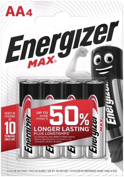 Energizer Max AA ceruza elem LR6 bl/4