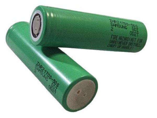 SAMSUNG INR21700-50S Li-ion akkumulátor 3,6V 5000mAh 35A PÖTTYÖS