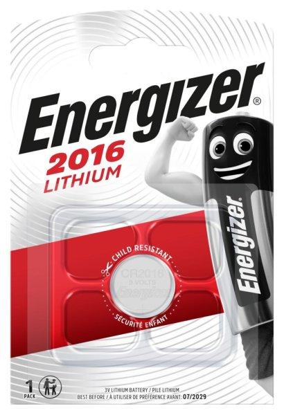 Energizer CR2016 lithium gombelem 3V bl/1