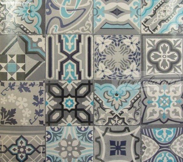 Simenta cementlap mintás csempehelyettesítő tapéta 270-0169-20