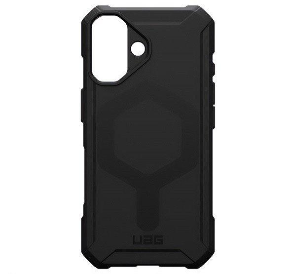 UAG ESSENTIAL szilikon telefonvédő (erős ütésállóság, légpárnás
sarok, MagSafe) FEKETE Apple iPhone 16 5G