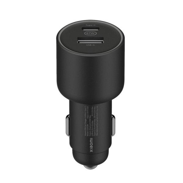 Xiaomi 67W Car Charger USB-A + Type-C (BHR6814GL), autós töltő