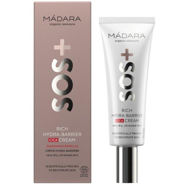 MÁDARA Hidratáló krém nagyon száraz bőrre SOS
(Rich Hydra-Barrier Cica Cream) 40 ml