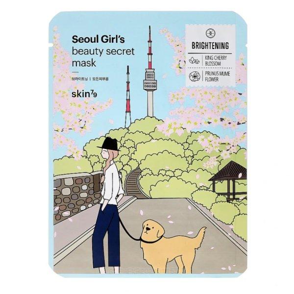 skin79 Kendőmaszk Seoul Girl`s Beauty Secret (Brightening Mask) 20 g