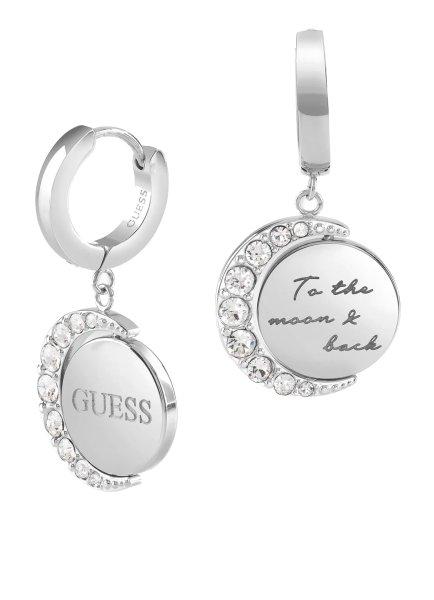 Guess Karika fülbevaló medálokkal Moon Phases JUBE01192JWRH